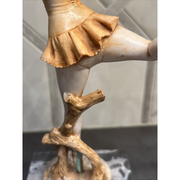 TWO Vintage Simonetti Depose Italy Ballerina Figurines #351 & 352 Carrara Marble - Picture 14 of 15